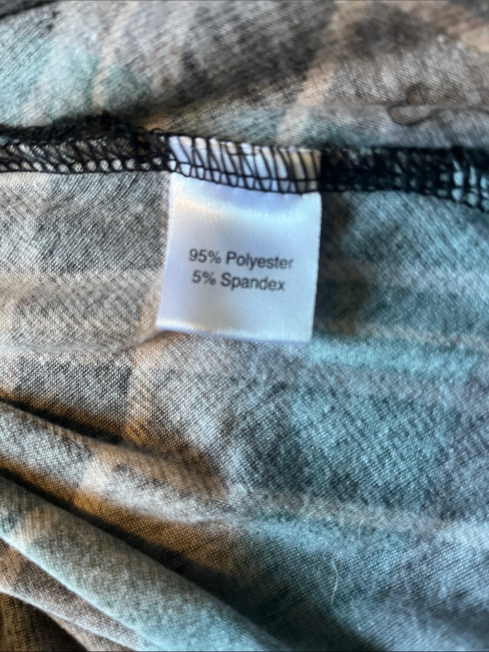 Plaid Teal and Black Maxi Dress with Scoop Neck - Picture 10 of 10